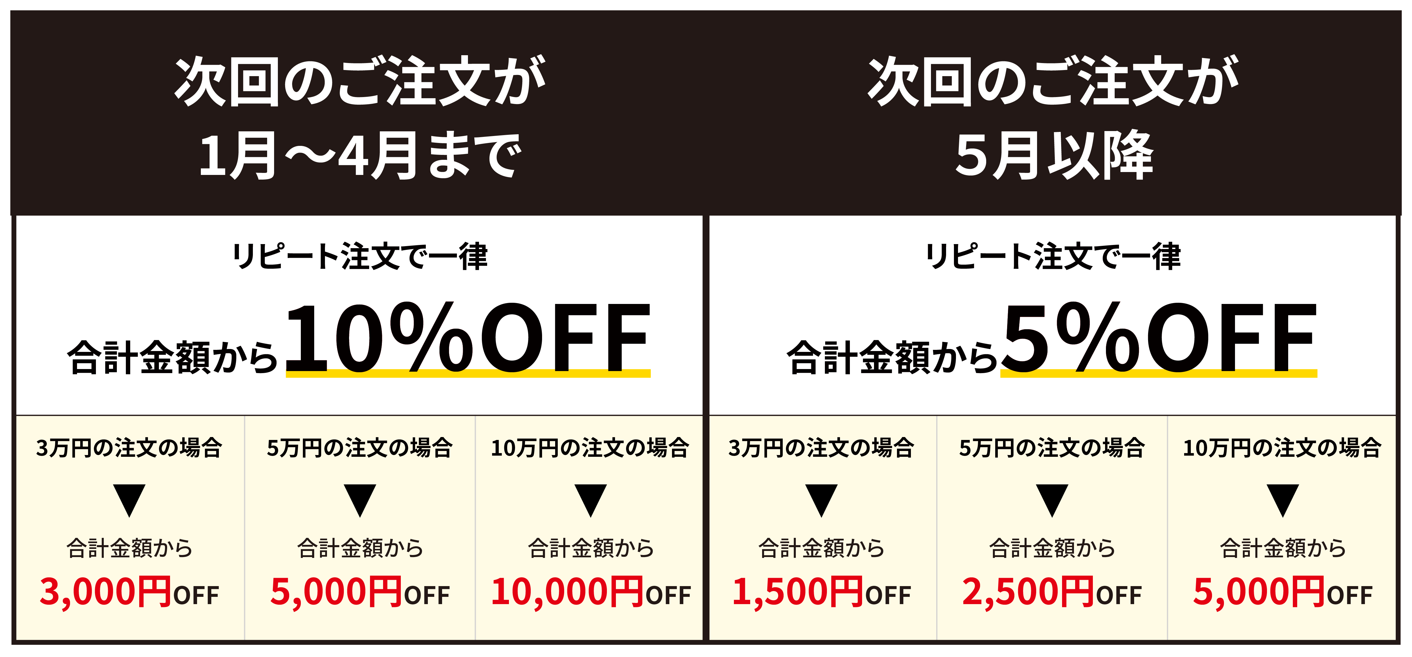 １月限定キャンペーン価格