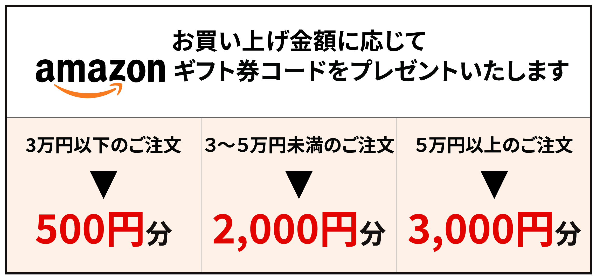 2月限定キャンペーン！amazonギフト券コードプレゼント内容