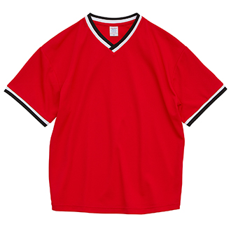4.1オンス ドライアスレチック ルーズフィット ラインリブ Tシャツ