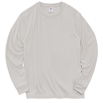 4.4オンス ドライスムース リサイクルポリエステル ロングスリーブTシャツ