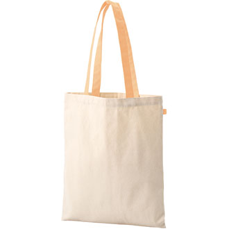 キャンバスフラットトート ループ付