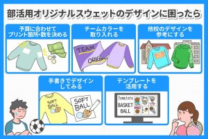 部活でオリジナルスウェットを作るのにデザインが決まらないときはどうする オリジナルtシャツのプリント デザイン作成ならトミーズ