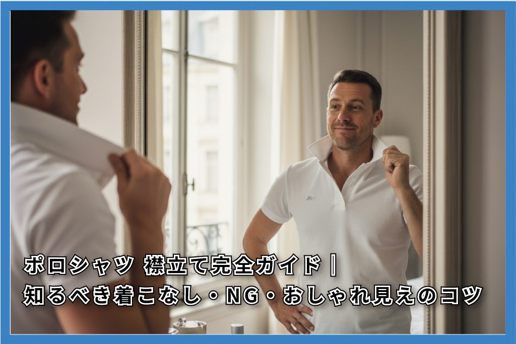 ポロシャツ 襟立