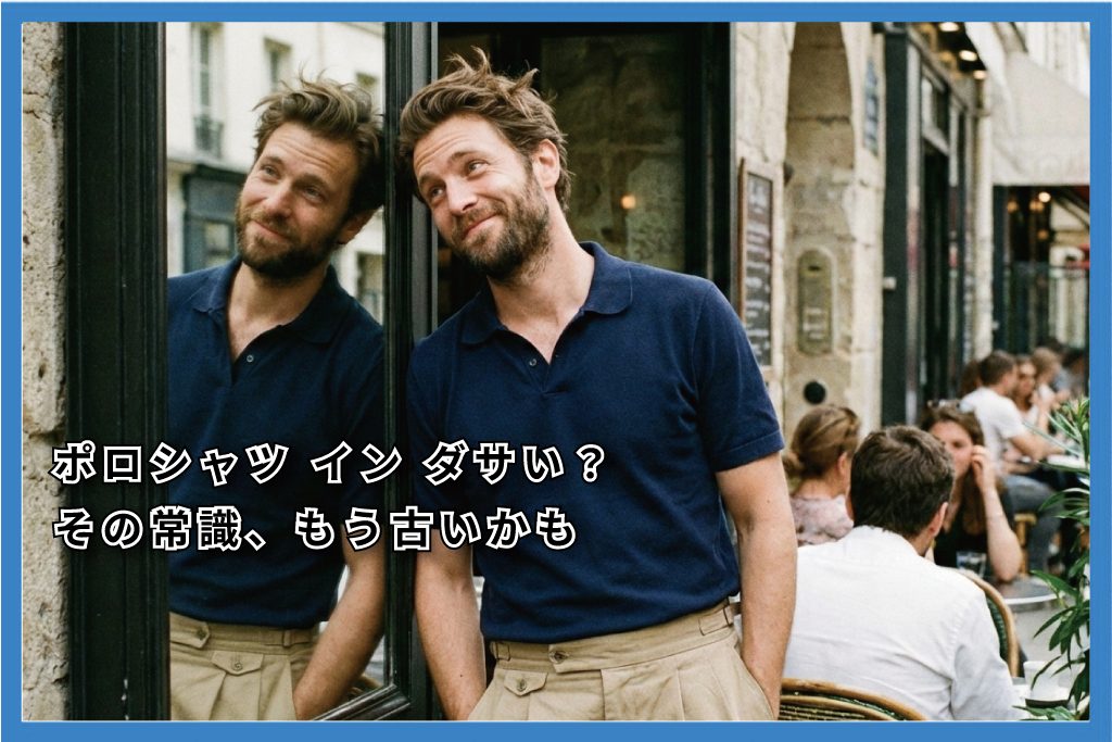 ポロシャツ イン ダサい