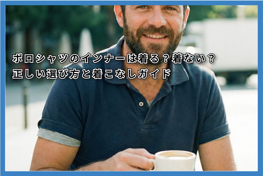 ポロシャツ インナー着る？着ない？