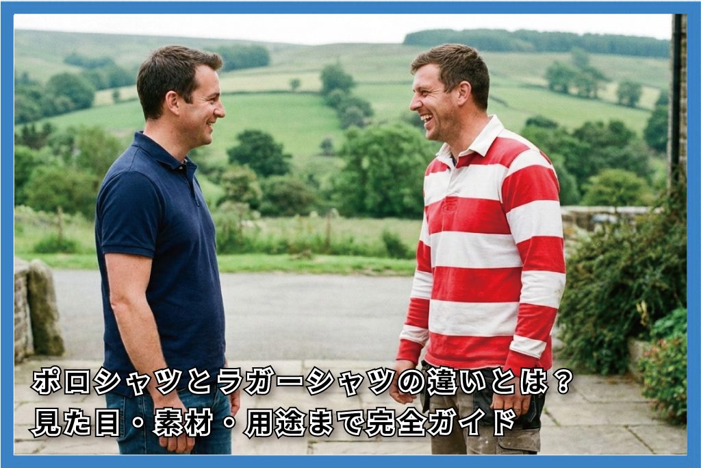 ポロシャツ_ラガーシャツ違い