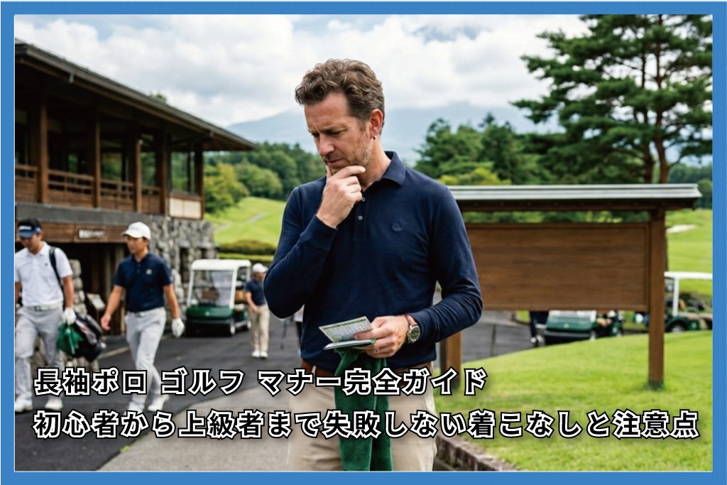 長袖ポロはゴルフのマナー違反？