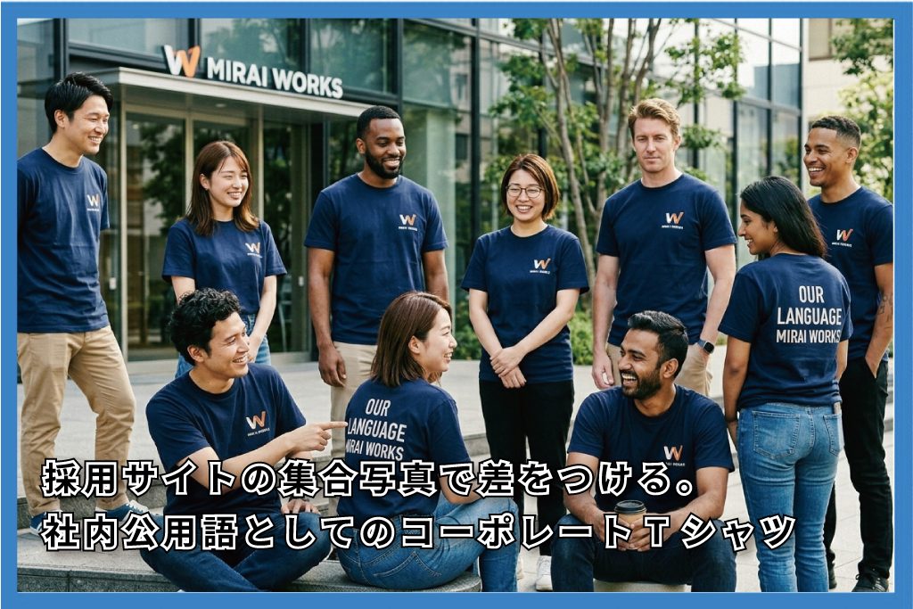 採用サイト_コーポレートTシャツ
