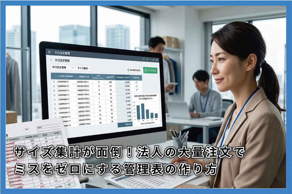 サイズ集計ミスゼロ