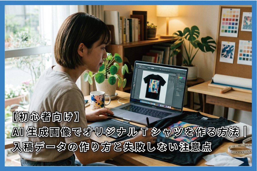 AI生成画像でオリジナルTシャツの注意点